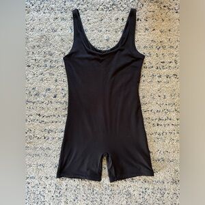 The Cindy bumpsuit in black